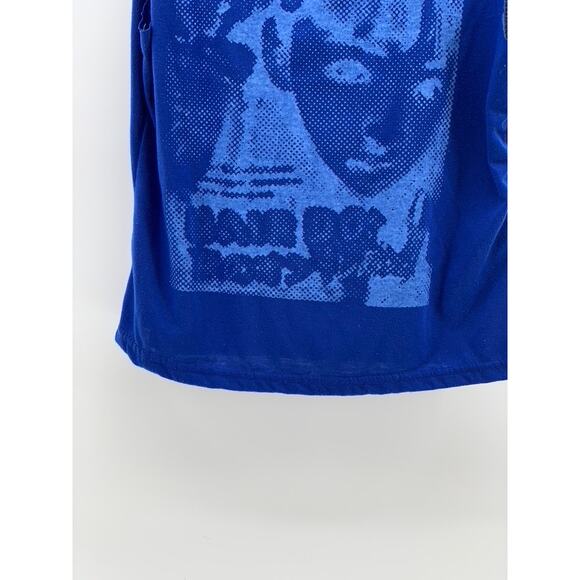 UNBRANDED Women's Dot Graphic Crewneck Sleeveless Cut-Off Top SZ XS - Picture 7 of 8